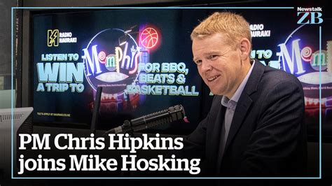 michael hosking|Watch: Chris Hipkins joins Mike Hosking for the first time as PM.
